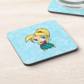 Aloha honeys hula meisje hibiscus Onderzetters (Linkerzijde)