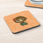 Aloha honeys hula meisje hibiscus Onderzetters (Linkerzijde)