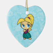 Aloha honeys hula meisje hibiscus Ornamenten (Rechts)