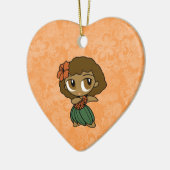 Aloha honeys hula meisje hibiscus Ornamenten (Links)