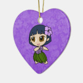Aloha honeys hula meisje hibiscus Ornamenten (Links)