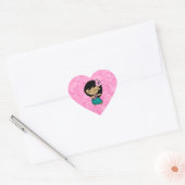 Aloha honeys hula meisje hibiscus Stickers (Envelop)
