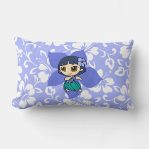 Aloha honeys hula meisje omkeerbare lumbale Kussen