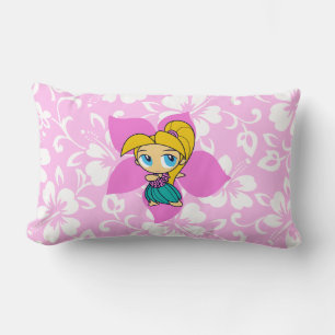 Aloha honeys hula meisje omkeerbare lumbale Kussen
