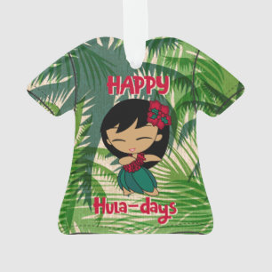 Aloha Honeys kerstavond Hula Aloha Shirt of Ornament