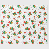 Aloha Honeys Kerstblond Hula Girl Cadeaupapier (Vlak)