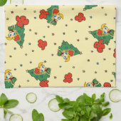 Aloha Honeys Kerstblond Hula Girl Gellow Theedoek (Gevouwen)