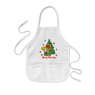 Aloha Honeys Kerstblond Hula Girl Kinder Schort
