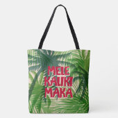 Aloha Honeys Kerstfeestdag Hula Girl Beach Tote Bag (Achterkant)