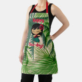 Aloha Honeys Kerstfeestdag Hula Girl Palm Schort (Insitu)