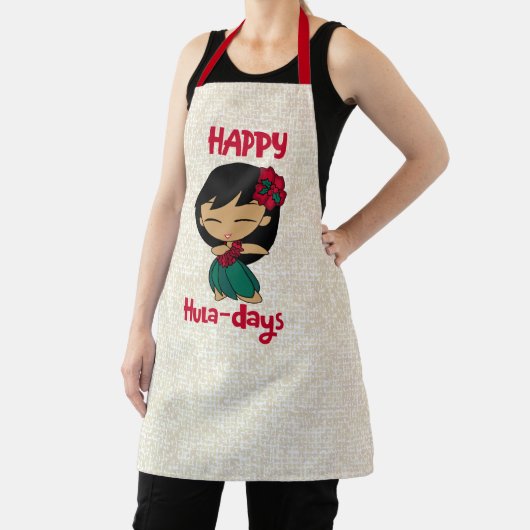 Aloha Honeys Kerstfeestdag Hula Girl Schort (Insitu)