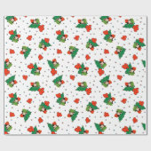 Aloha Honeys Kerstmis Hawaiian Hula Girl Cadeaupapier (Vlak)