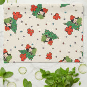 Aloha Honeys Kerstmis Hawaiian Hula Girl Cream Theedoek (Gevouwen)