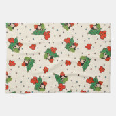 Aloha Honeys Kerstmis Hawaiian Hula Girl Cream Theedoek (Horizontaal)