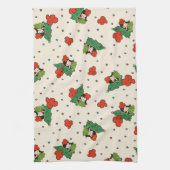 Aloha Honeys Kerstmis Hawaiian Hula Girl Cream Theedoek (Verticaal)