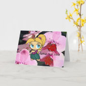 "Aloha Honeys" Liefde Wenskaart Kaart (Gele Bloem)