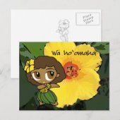 Aloha Honeys Luau & Groet Briefkaarten (Voorkant / Achterkant)