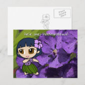 Aloha Honeys Luau & Groet Briefkaarten (Voorkant / Achterkant)