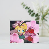 Aloha Honeys Luau & Groet Briefkaarten (Staand voorkant)