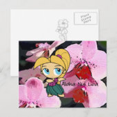 Aloha Honeys Luau & Groet Briefkaarten (Voorkant / Achterkant)