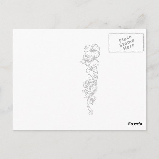 Aloha Honeys Luau & Groet Briefkaarten (Achterkant)