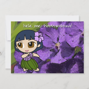 Aloha Honeys Luau Nodig Kaart uit