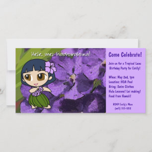 Aloha Honeys Luau Uitnodiging