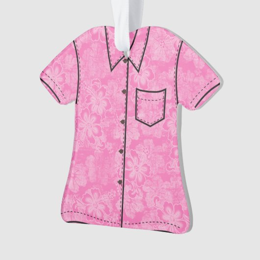 Aloha Honeys Mele Kalikimaka Hawaiian Aloha Shirt Ornament (voorkant)