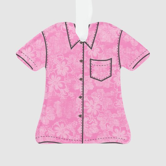 Aloha Honeys Mele Kalikimaka Hawaiian Aloha Shirt Ornament (voorkant)