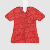 Aloha Honeys Mele Kalikimaka Hawaiian Aloha Shirt Ornament (voorkant)