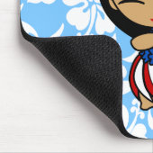 Aloha Honeys Patriottische Hula Meisje Muismatten (Hoek)