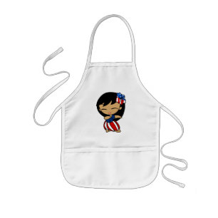 Aloha Honeys Patriottische Hula Meisje Schorten