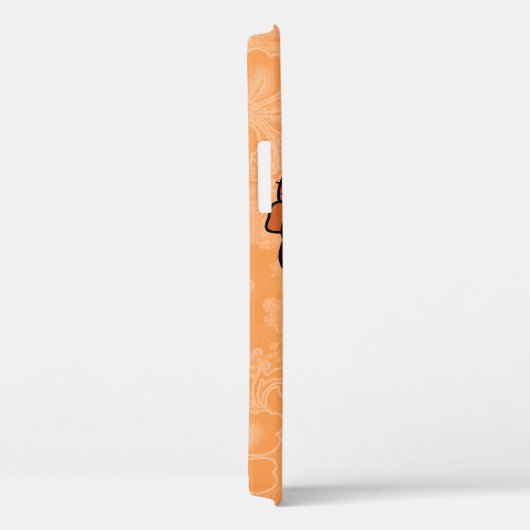 Aloha Honeys Sinaasappel Hula Girl Hawaiian Hibisc Case-Mate iPhone Case (Achterkant / Rechts)