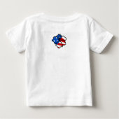 Aloha Honeys USA Vlag Hula Meisje T-shirts (Achterkant)