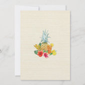 Aloha Housewarming Luau Tiki New Home Invite Kaart (Achterkant)