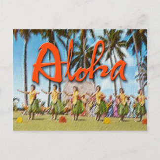 Aloha Hula Briefkaart