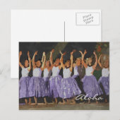 Aloha Hula Briefkaart (Voorkant / Achterkant)