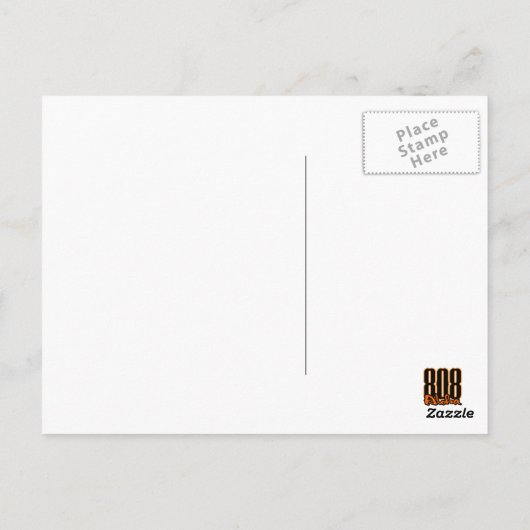 Aloha Hula Briefkaart (Achterkant)