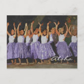 Aloha Hula Briefkaart (Voorkant)