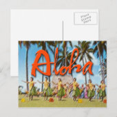 Aloha Hula Briefkaart (Voorkant / Achterkant)