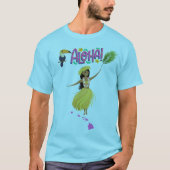 Aloha Hula Dancer met Tropical Toucan T-shirt (Voorkant)