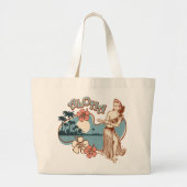 Aloha Hula Girl Canvas tas (Voorkant)