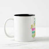 Aloha Hula Girl Coffee Cup Tweekleurige Koffiemok (Links)