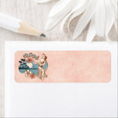 Aloha Hula Girl Label (Insitu)