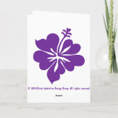 Aloha Hula Meisje Pasen Kaarten (Achterkant)