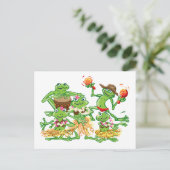 Aloha - Hula party Briefkaart (Staand voorkant)