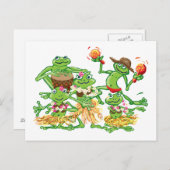 Aloha - Hula party Briefkaart (Voorkant / Achterkant)