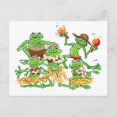 Aloha - Hula party Briefkaart (Voorkant)