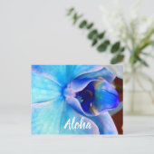 Aloha in Blue Briefkaart (Staand voorkant)