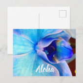 Aloha in Blue Briefkaart (Voorkant / Achterkant)